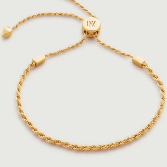 MONICA VINADER Jewelry - NWOT | MONICA VINADER | 18ct gold corda fine chain friendship bracelet